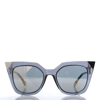 Fendi Cat Eye Iridia Sunglasses FF 0060/S Purple 2 of 7