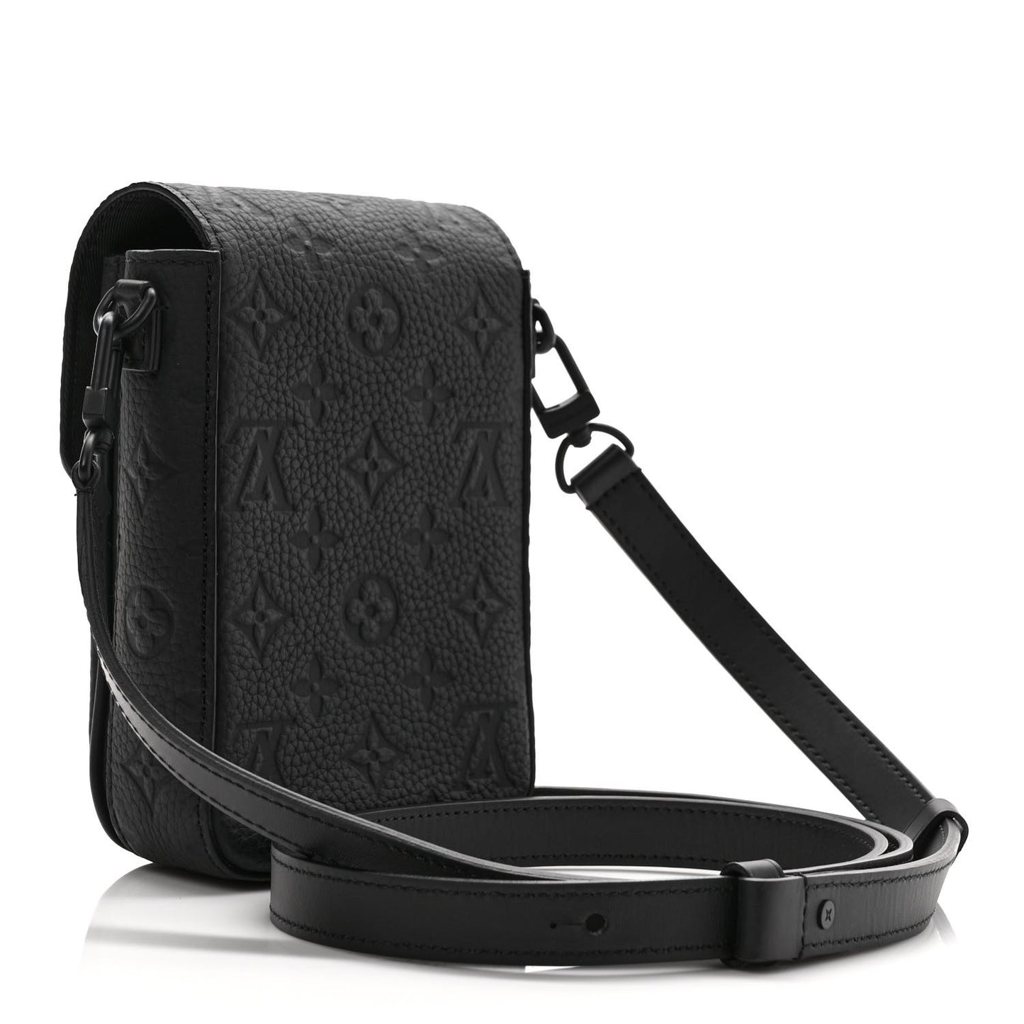 Taurillon Monogram S Lock Wearable Wallet Black