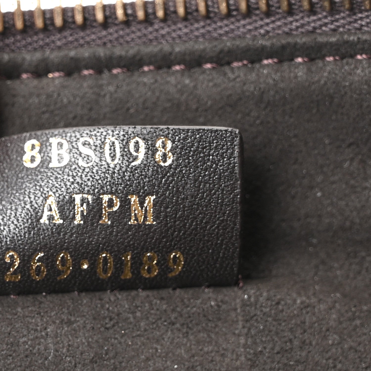 Fendi Vitello Grace Jacquard FF Mini By The Way Boston Bag Tobacco Moro Ebano 7 of 10