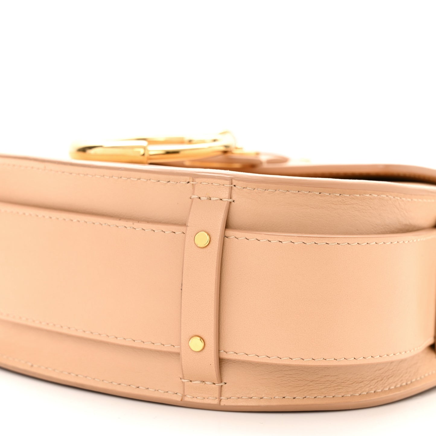 Calfskin Suede Small Tess Bag Biscuit Pink
