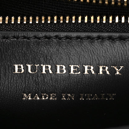 Burberry Smooth Calfskin 1983 Knight Check Link Shoulder Bag Black 6 of 9
