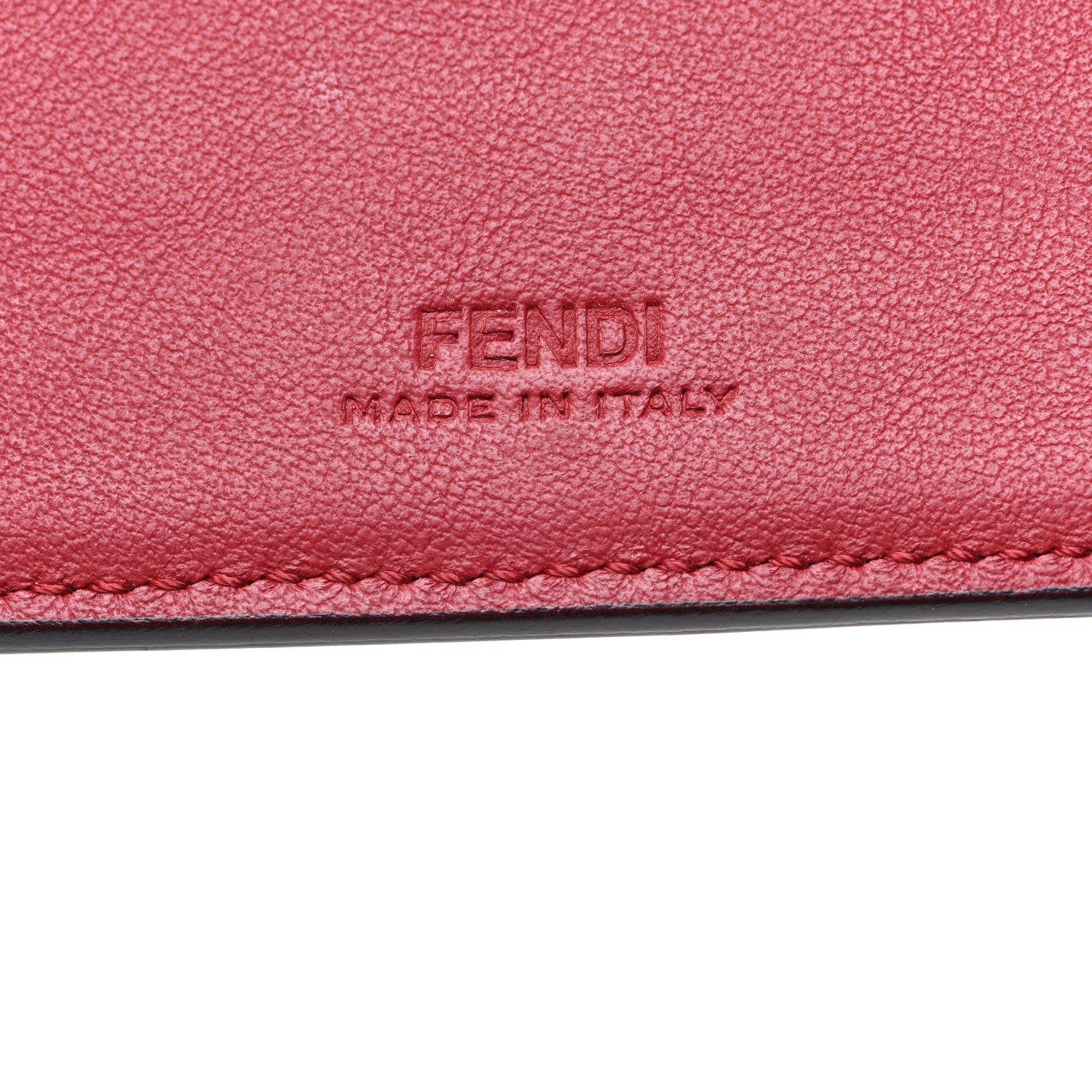Fendi Vitello Grace FF Gradient Embossed Bi-fold Wallet Black 6 of 8