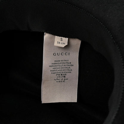 Gucci Felt Dallas Wide Brim Hat S Black 8 of 8