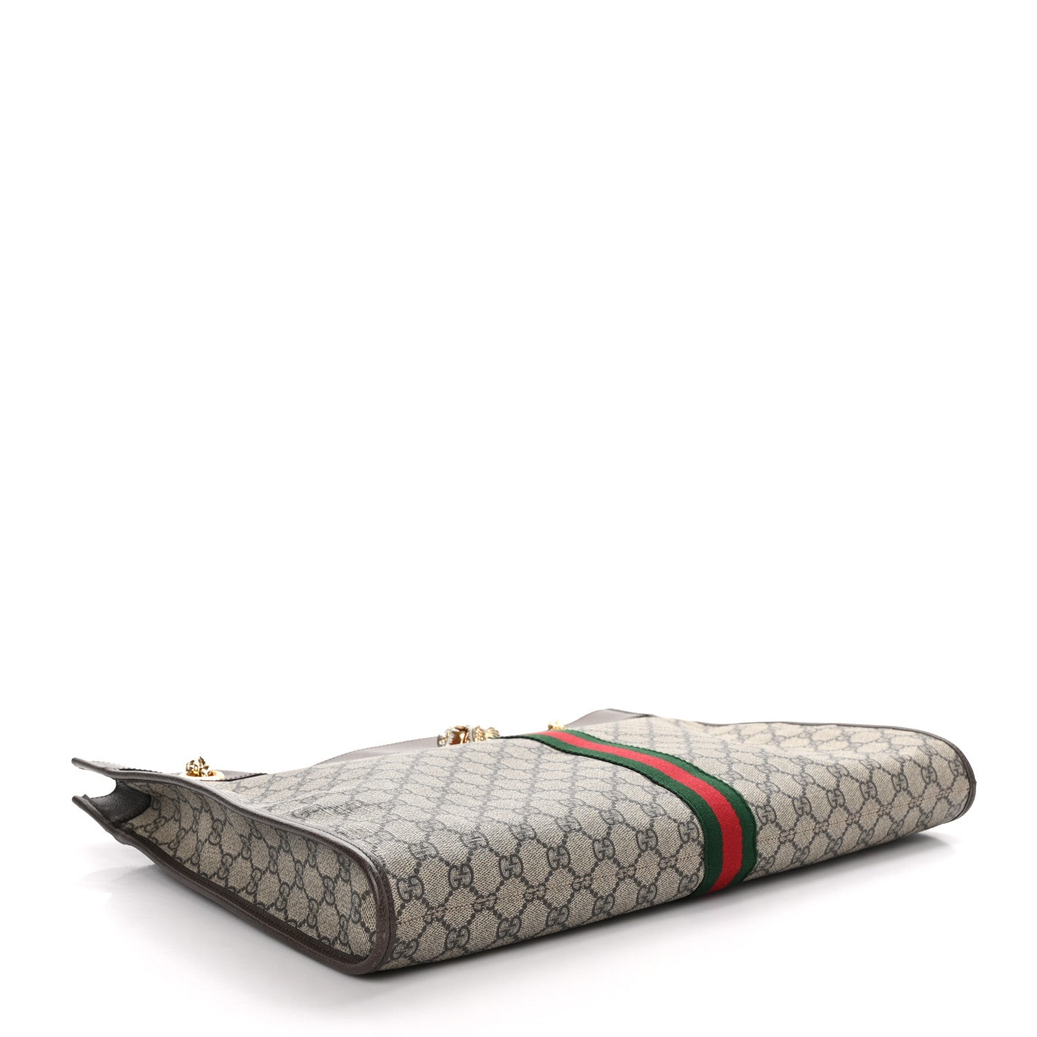 Gucci GG Supreme Monogram Large Rajah Chain Tote Beige New Acero 5 of 11