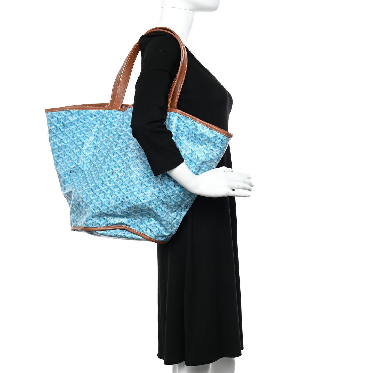 Goyardine Reversible Belharra Light Blue