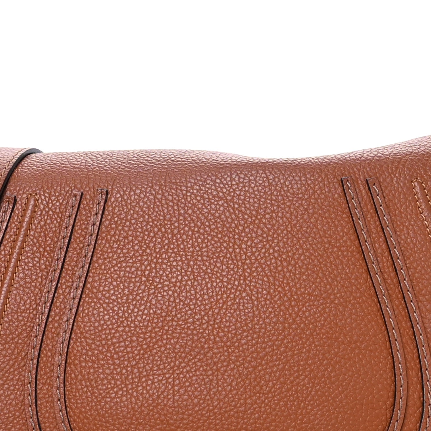 Chloe Calfskin Medium Marcie Round Crossbody Bag Tan 9 of 15