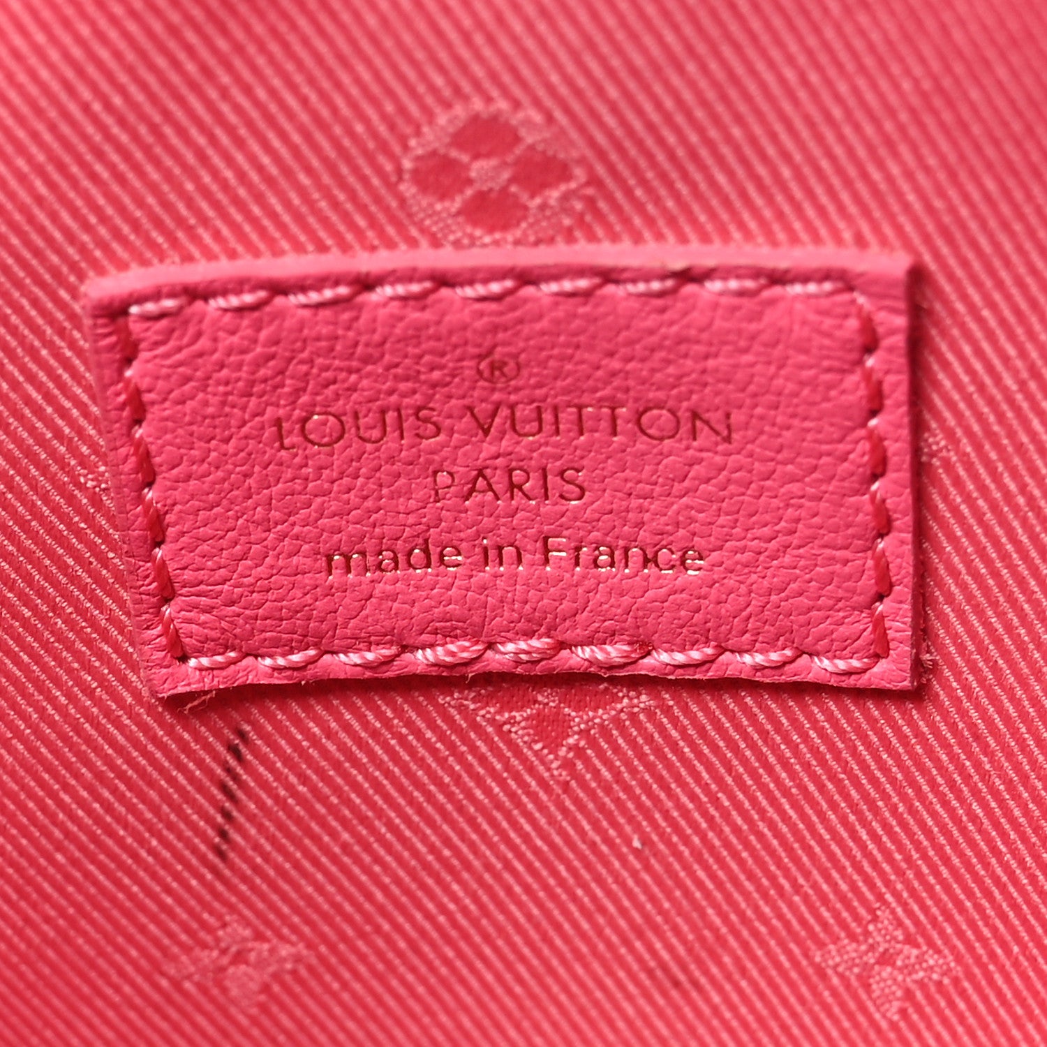 Louis Vuitton Calfskin Bubblegram Over The Moon Dragon Fruit 6 of 9