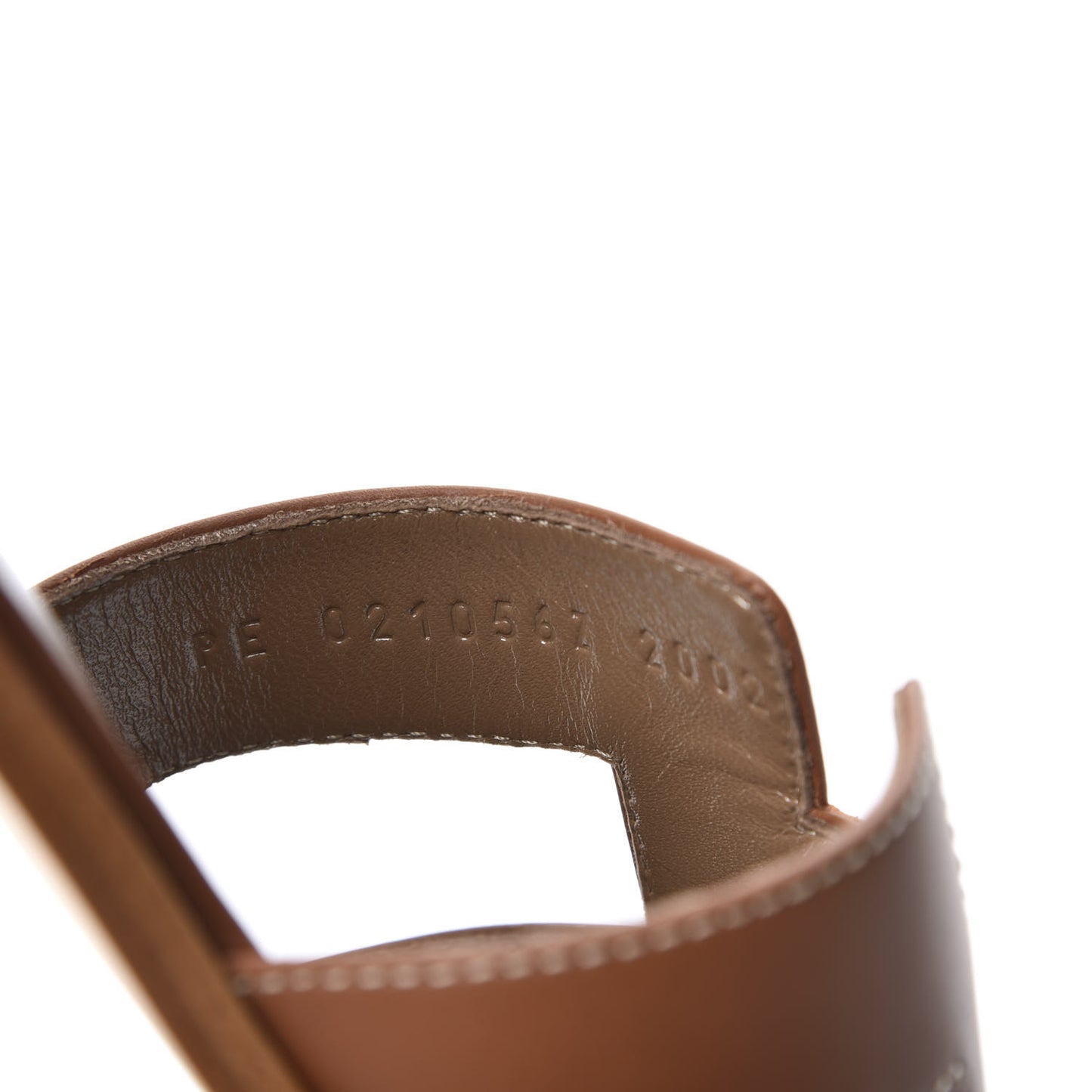 Box Calfskin Oran Sandals 40 Gold
