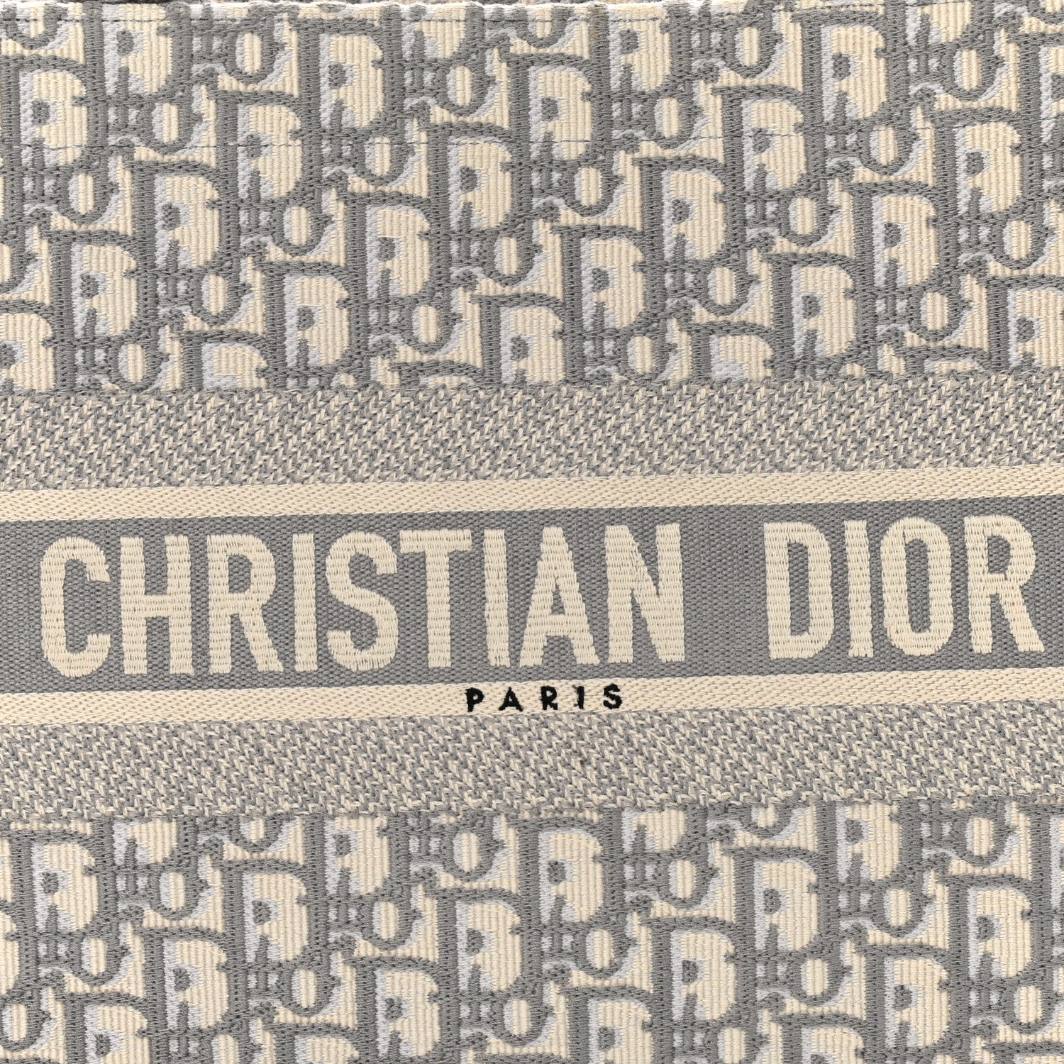 Christian Dior Oblique Medium Book Tote Grey 8 of 12