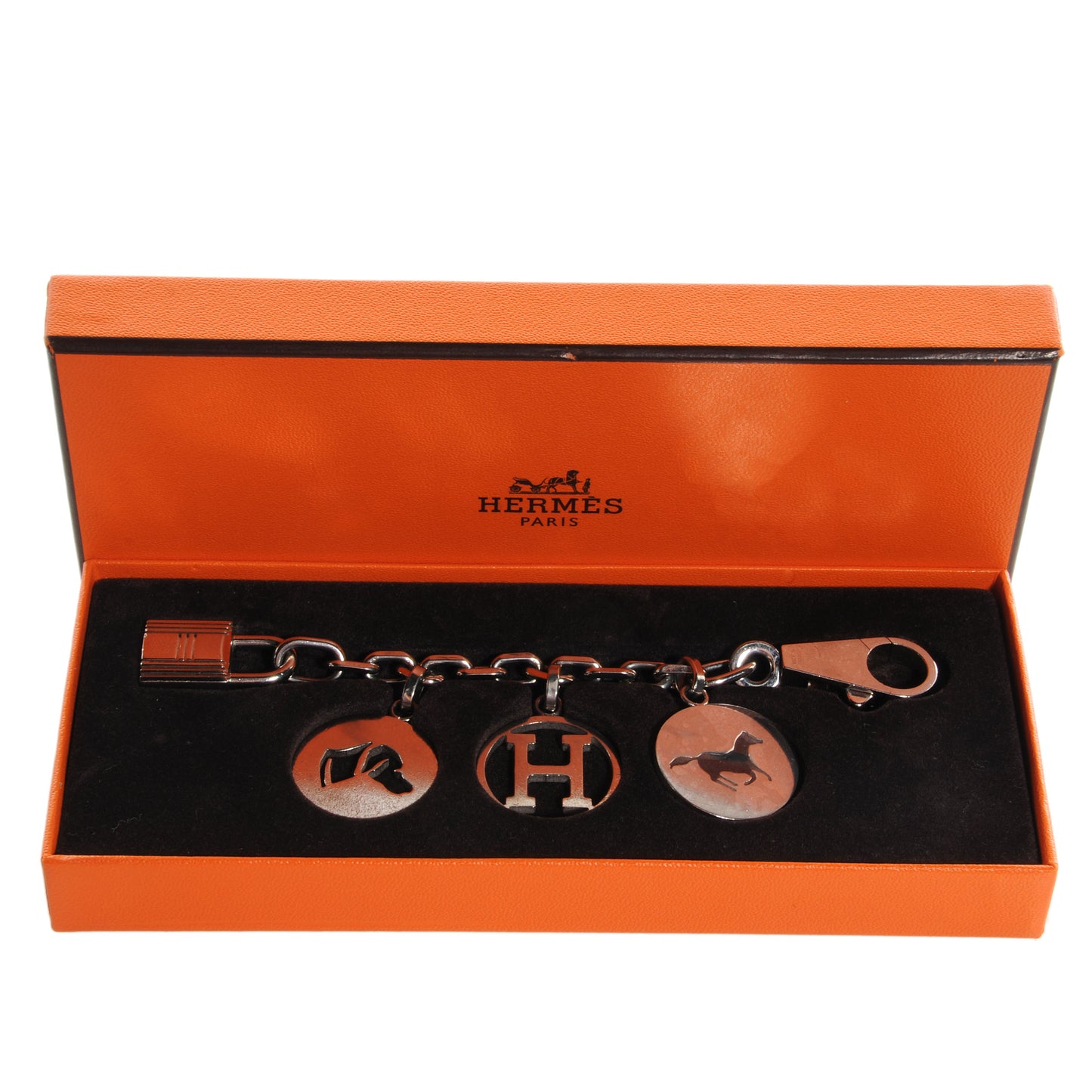 Palladium Breloque Bag Charm Silver