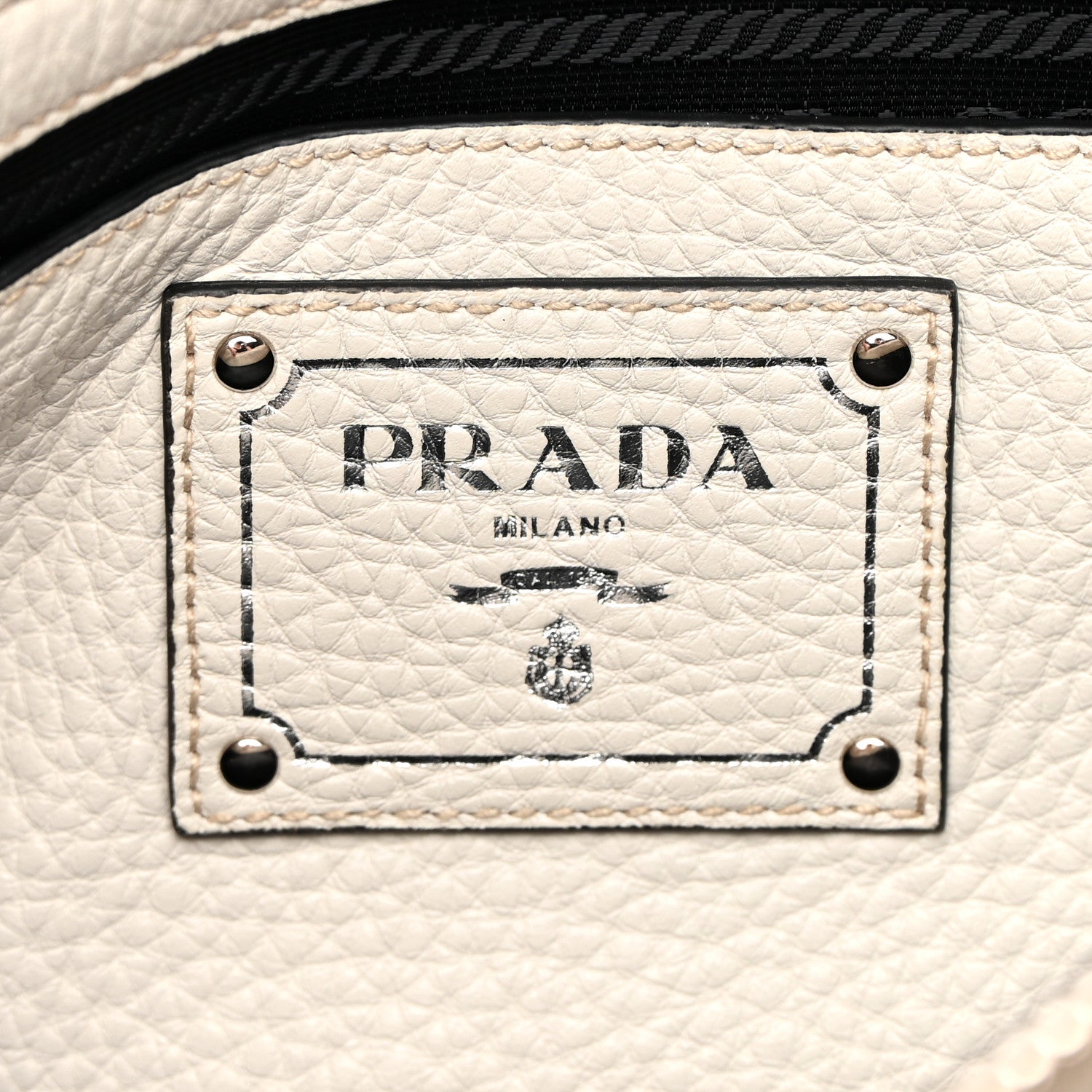 Prada Vitello Daino Shopping Tote Talco 7 of 17