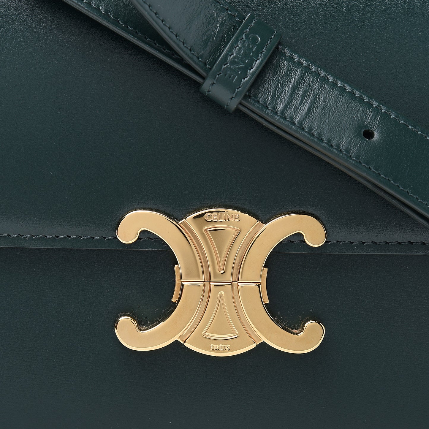 Shiny Calfskin Medium Triomphe Amazone