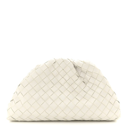 Bottega Veneta Nappa Maxi Intrecciato The Pouch Oversized Clutch Plaster 1 of 7