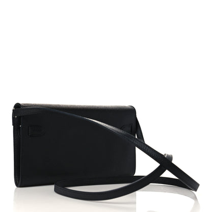 Hermes Epsom Kelly Wallet To Go Black 3 of 9