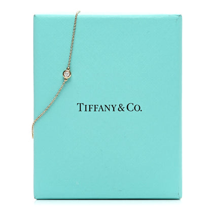Tiffany 18K Rose Gold Diamond .03ct Elsa Peretti Diamonds by the Yard Bracelet 4 of 4