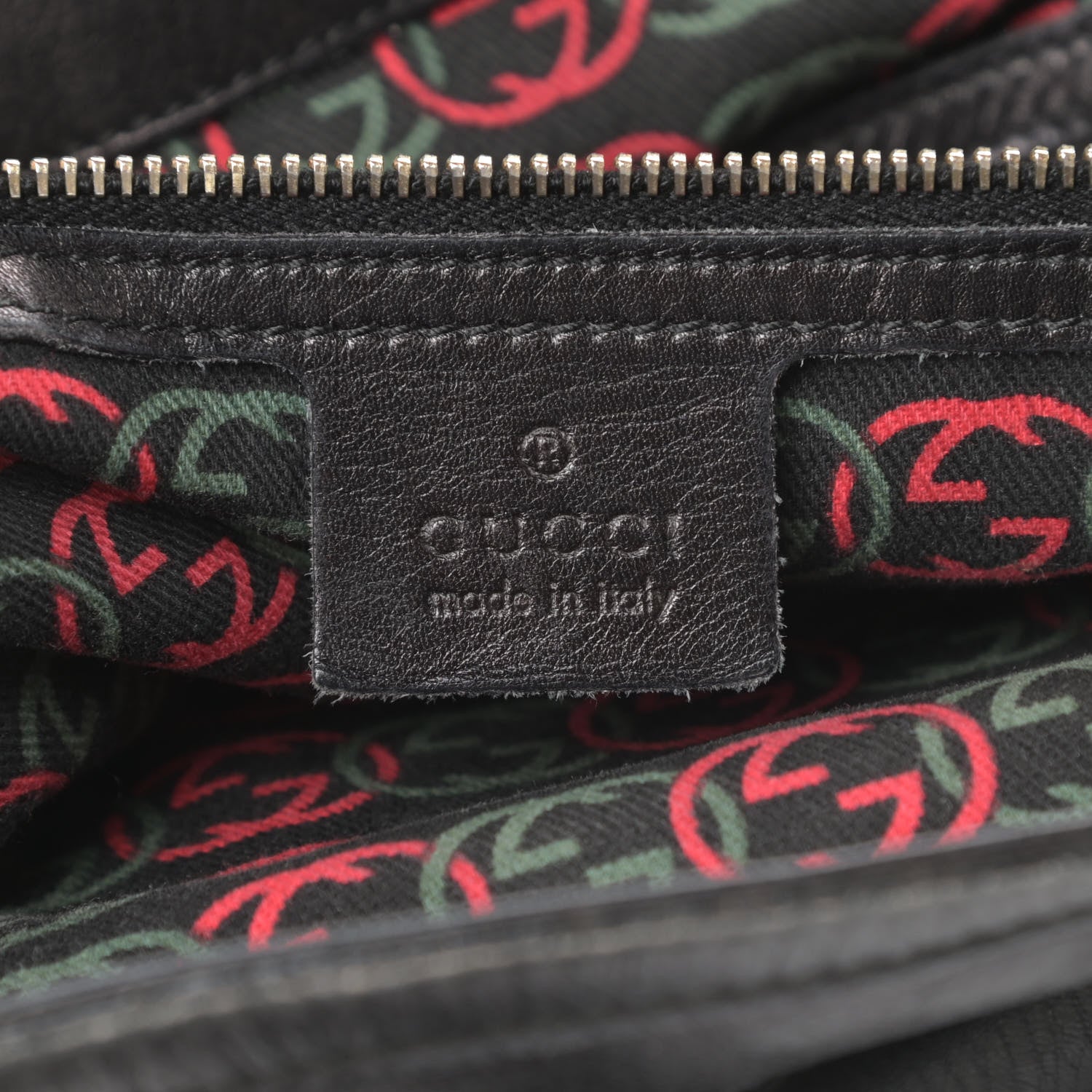 Gucci Calfskin Medium Britt Tote Black 6 of 17