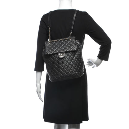 Chanel Lambskin Quilted Large Urban Spirit Backpack Black 2 of 7