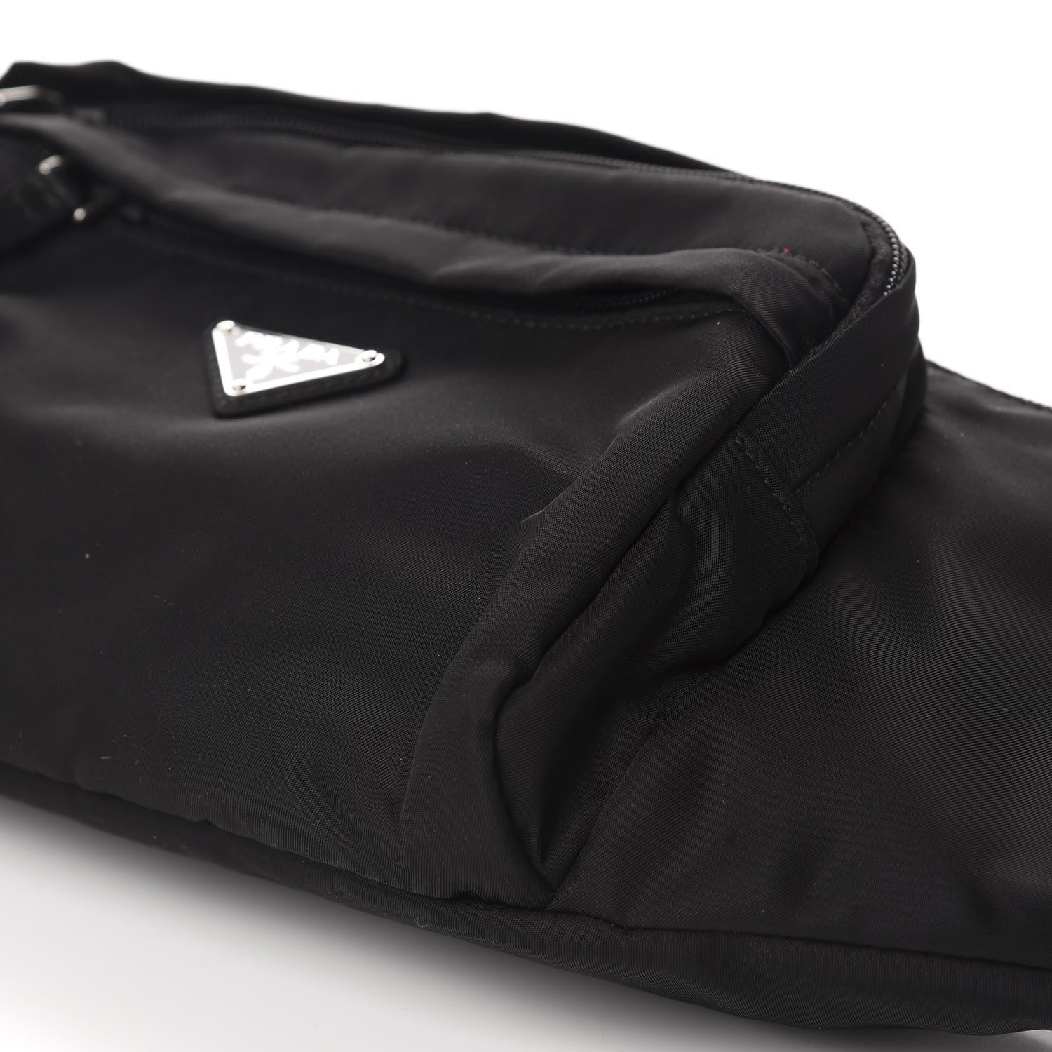 Prada Tessuto Nylon Belt Bag Black 7 of 11