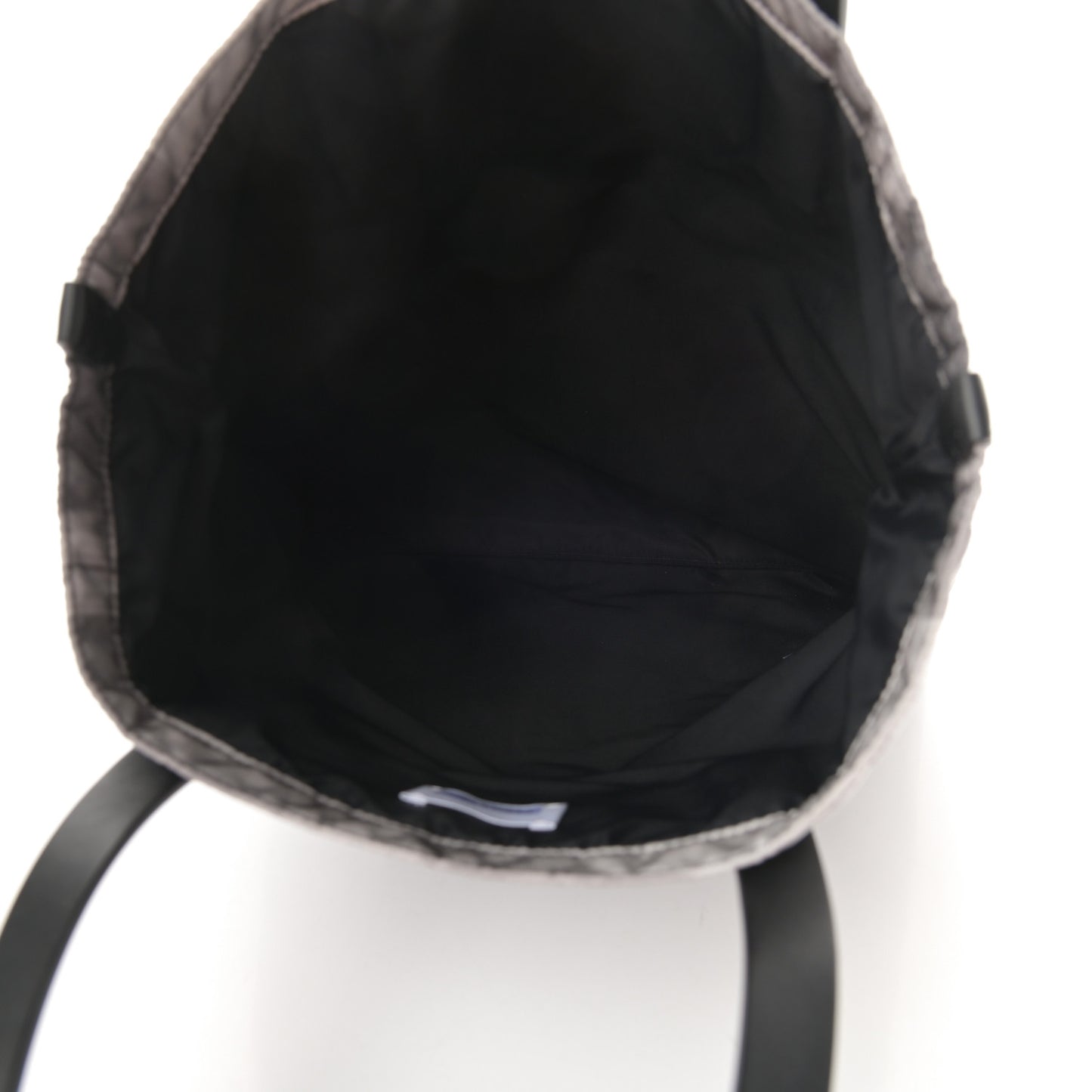 Nylon London Montage Print Flat Tote Bag Black