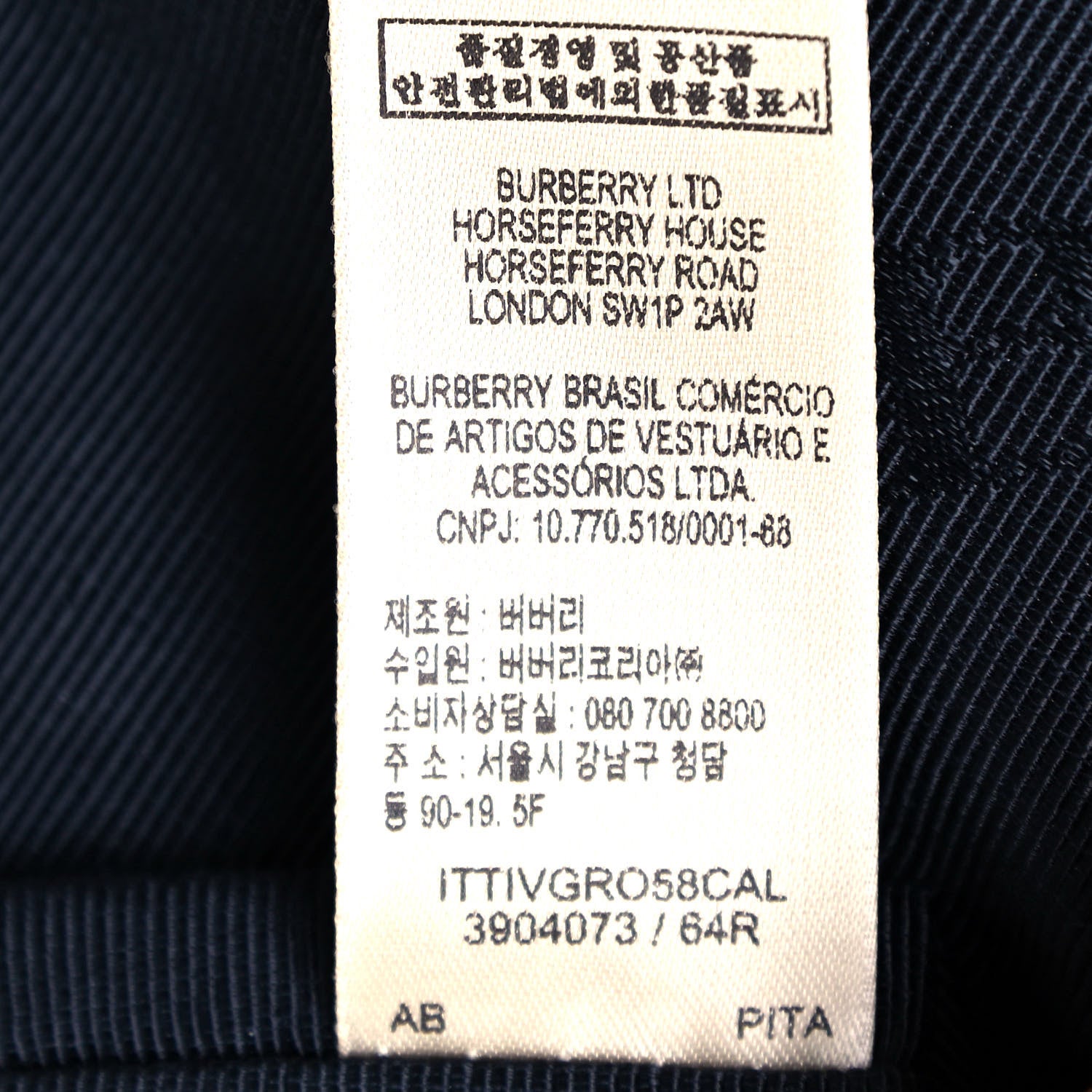 Burberry Signature Grain Medium Woodbury Tote Black 7 of 10