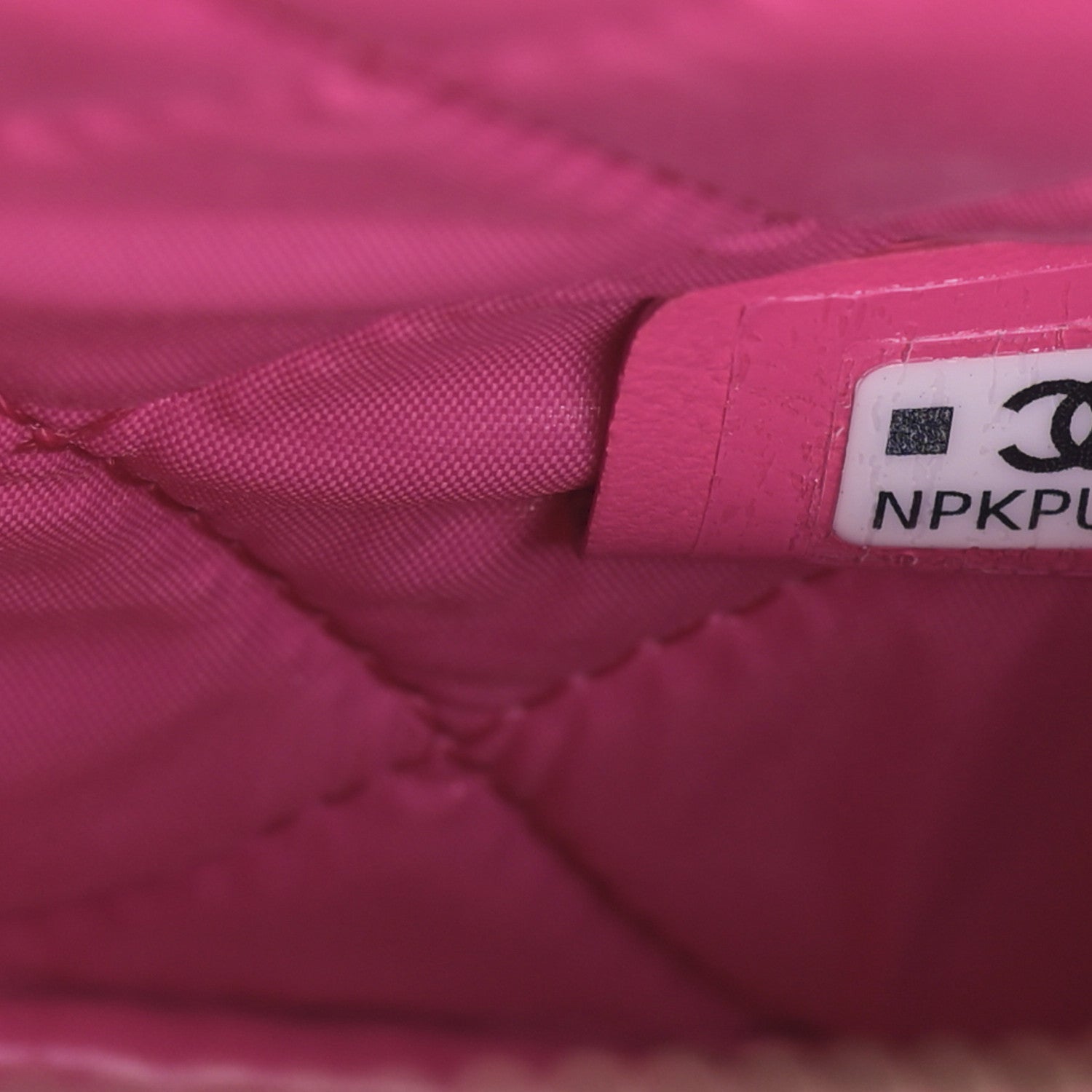 Chanel Caviar Quilted Small Curvy Pouch Cosmetic Case Pink 7 of 9