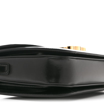 Celine Shiny Calfskin Medium Triomphe Black 10 of 11