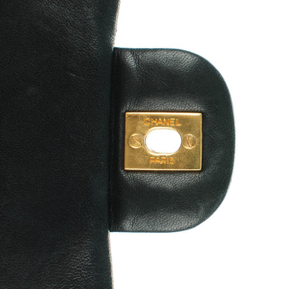Chanel Lambskin Quilted Medium Double Flap Black 7 of 8