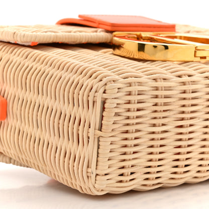 Christian Dior Wicker Oblique 30 Montaigne Box Bag Fluorescent Orange 10 of 10