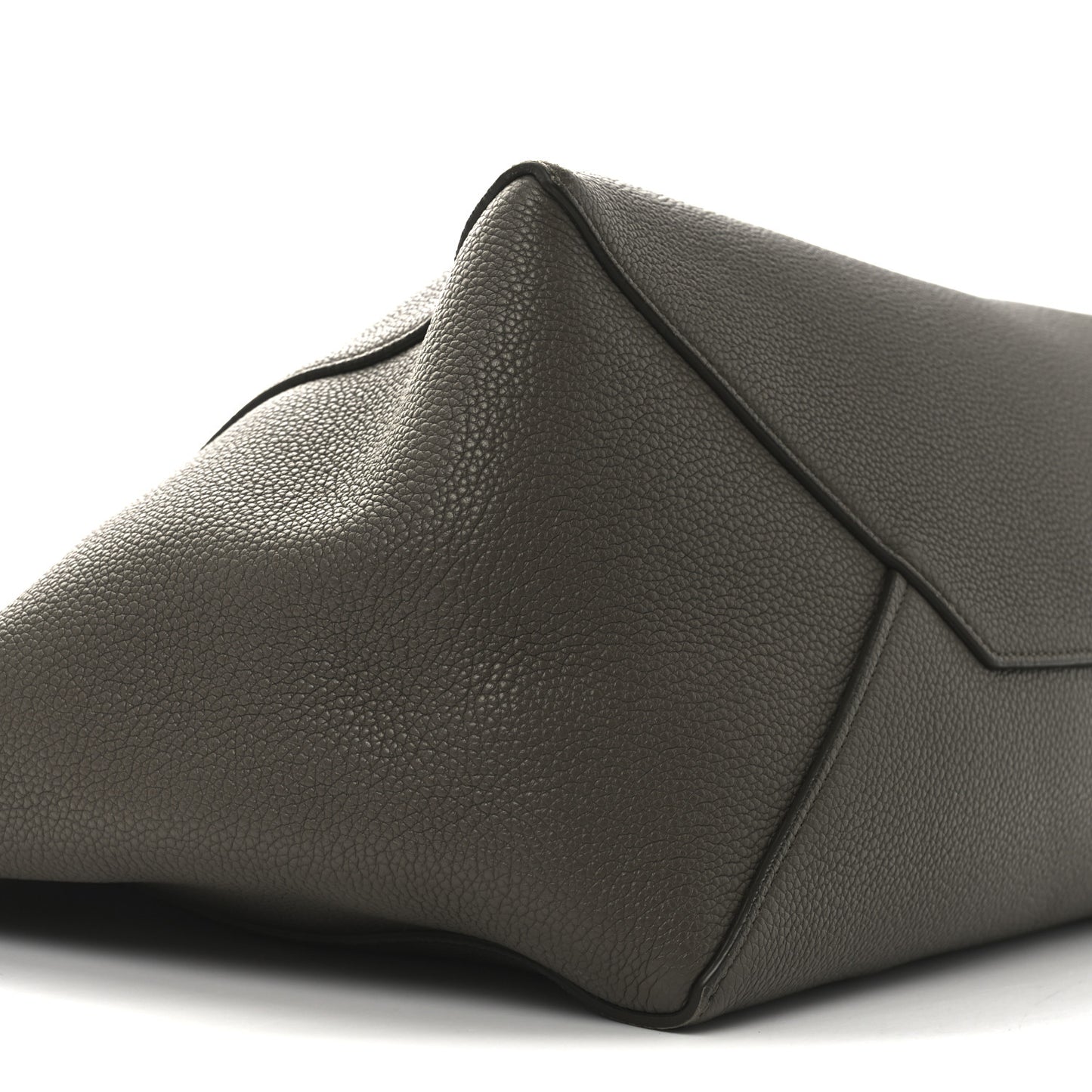 Soft Grained Calfskin Small Belt Cabas Phantom Taupe