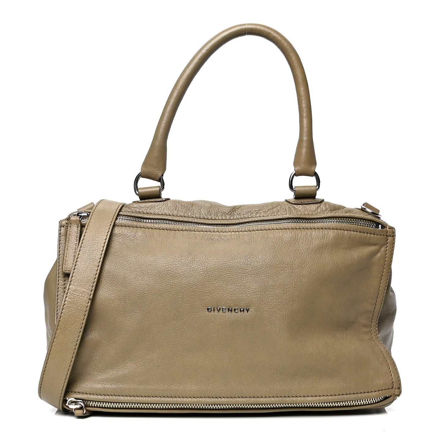 Sugar Goatskin Large Pandora Beige