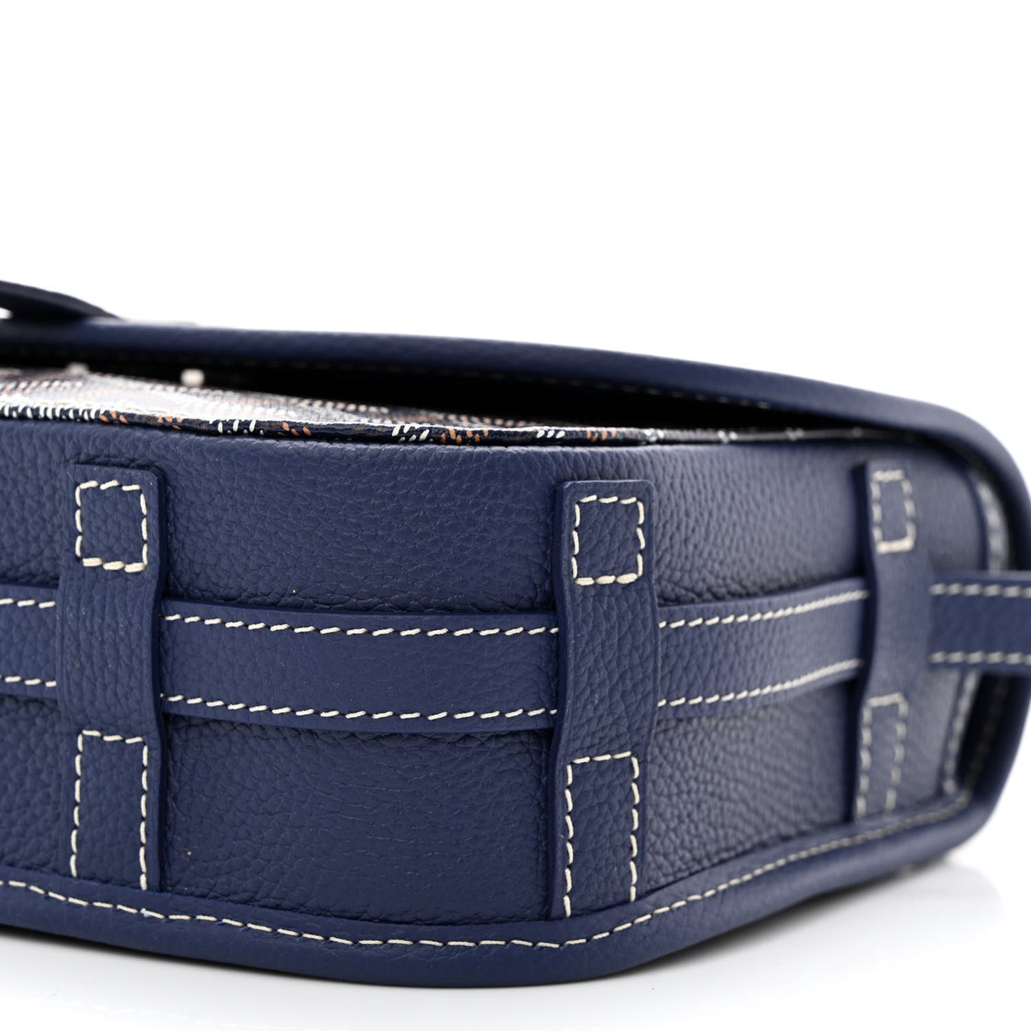 Goyardine Belvedere II PM Messenger Bag Navy