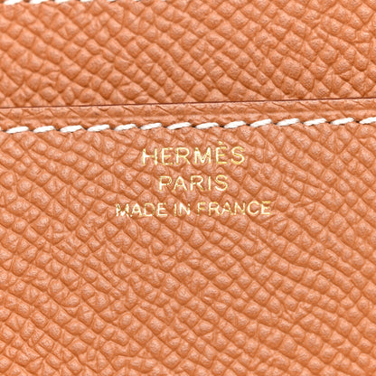 Hermes Epsom Constance Long Wallet To Go Gold 6 of 11