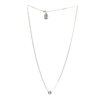 Cartier 18K Yellow Gold Diamond LM D'Amour Pendant Necklace 2 of 5
