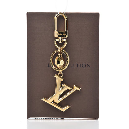 Louis Vuitton LV Facettes Bag Charm Key Holder Gold 3 of 3