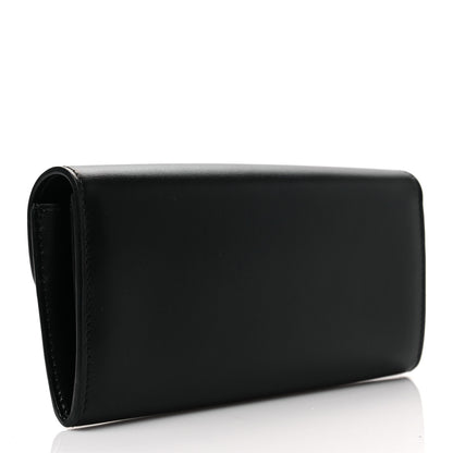 Celine Shiny Smooth Lambskin Long Triomphe Wallet Black 3 of 6