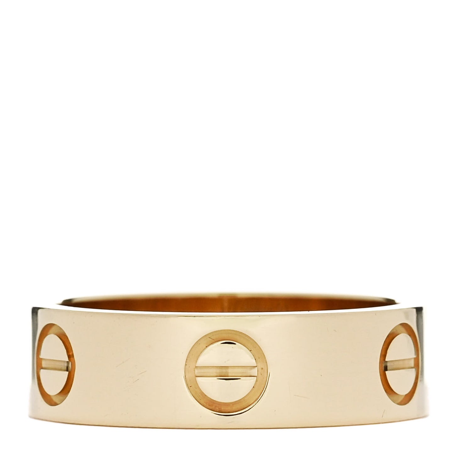 18K Yellow Gold 5.5mm LOVE Ring 53 6.5