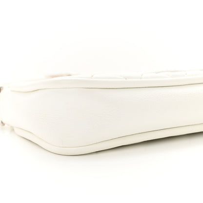 Chanel Caviar Quilted Timeless CC Shoulder Bag White 9 of 22