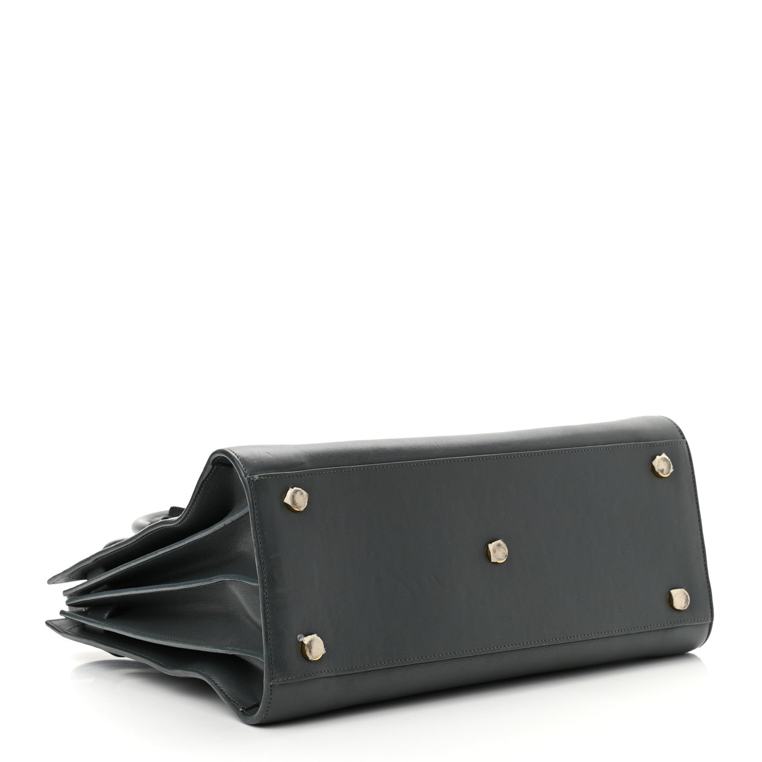 Saint Laurent Calfskin Small Classic Sac De Jour Petrol 3 of 12