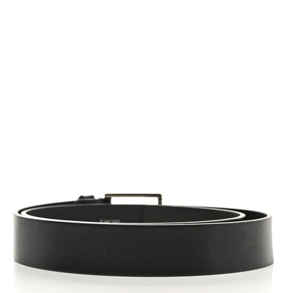 Christian Dior Calfskin Dior Homme 30mm Belt 85 Black 2 of 7