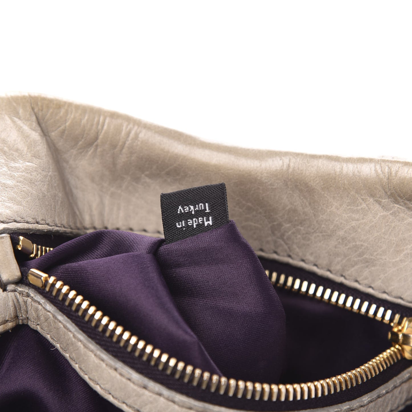 Nappa Matelasse Top Handle Satchel Fumo