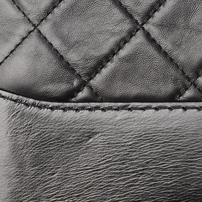 Chanel Aged Calfskin Quilted Medium Gabrielle Hobo Black 12 of 13