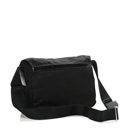 Prada Nylon Vela Messenger Bag Black 2 of 14