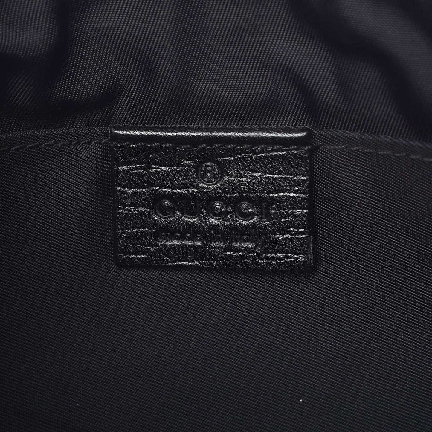 GG Plus Monogram Waist Belt Bag Black