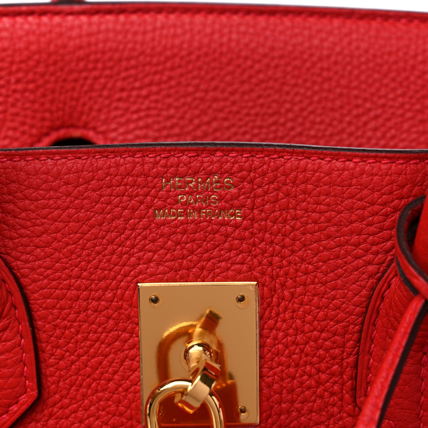 Togo Birkin 35 Rouge Casaque