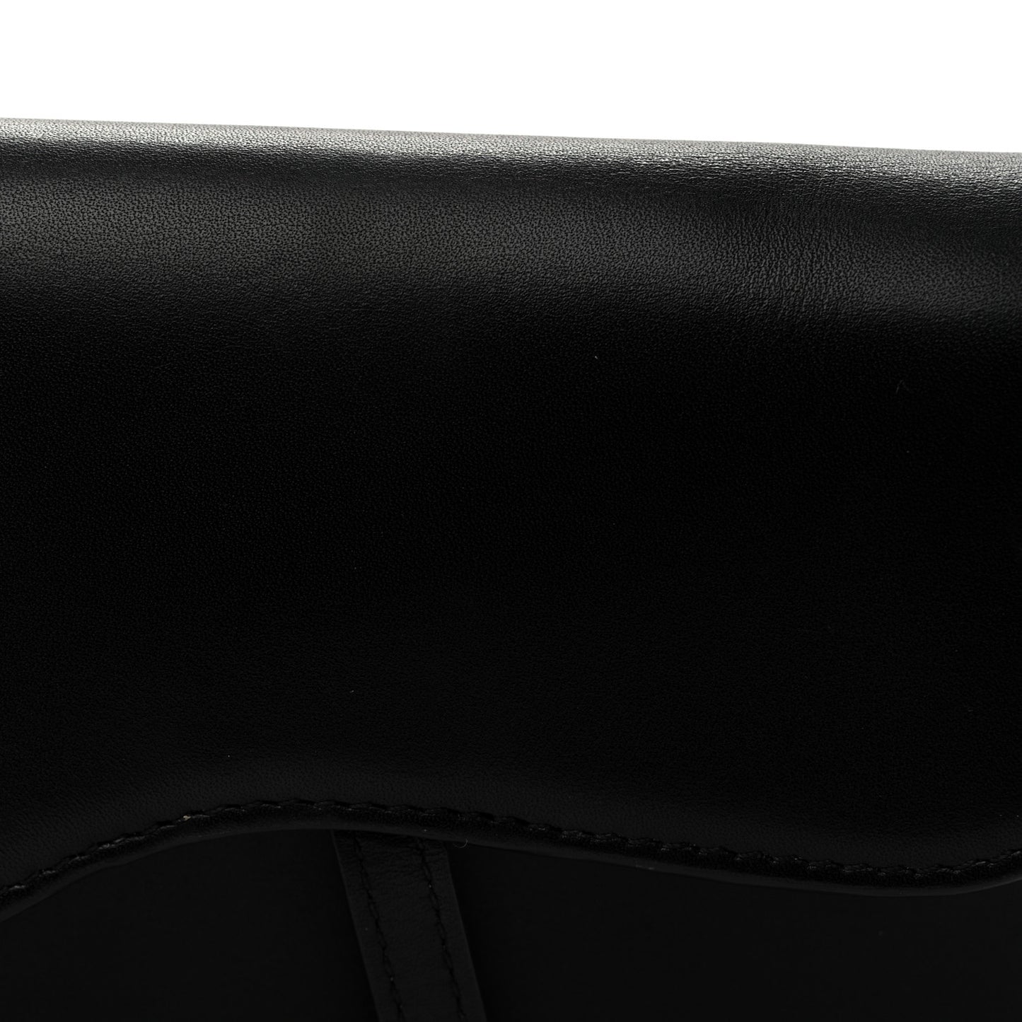 Calfskin Saddle Belt Bag Black