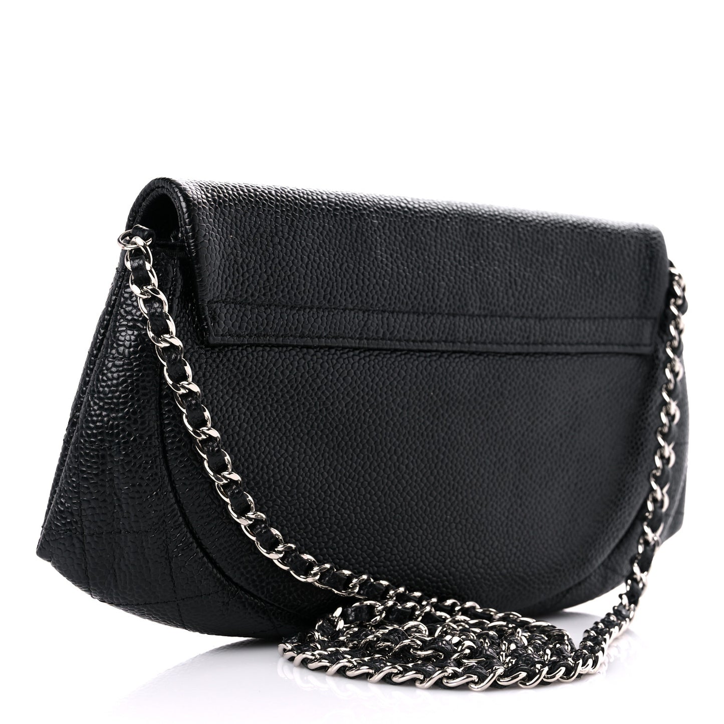 Caviar Half Moon Wallet On Chain WOC Black