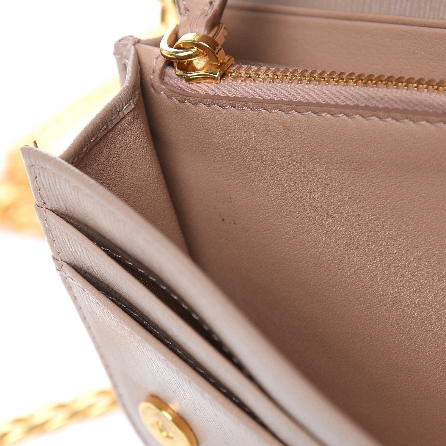 Prada Vitello Move Chain Wallet Cammeo 12 of 12