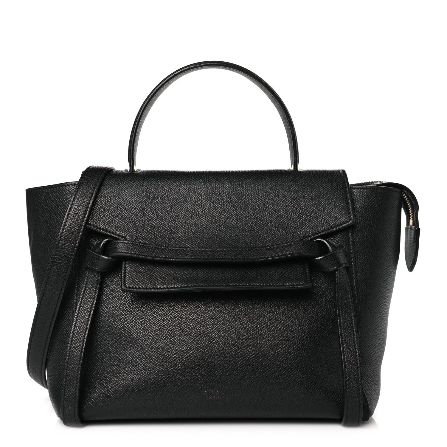 Celine Grained Calfskin Micro Belt Bag Black 1 of 11
