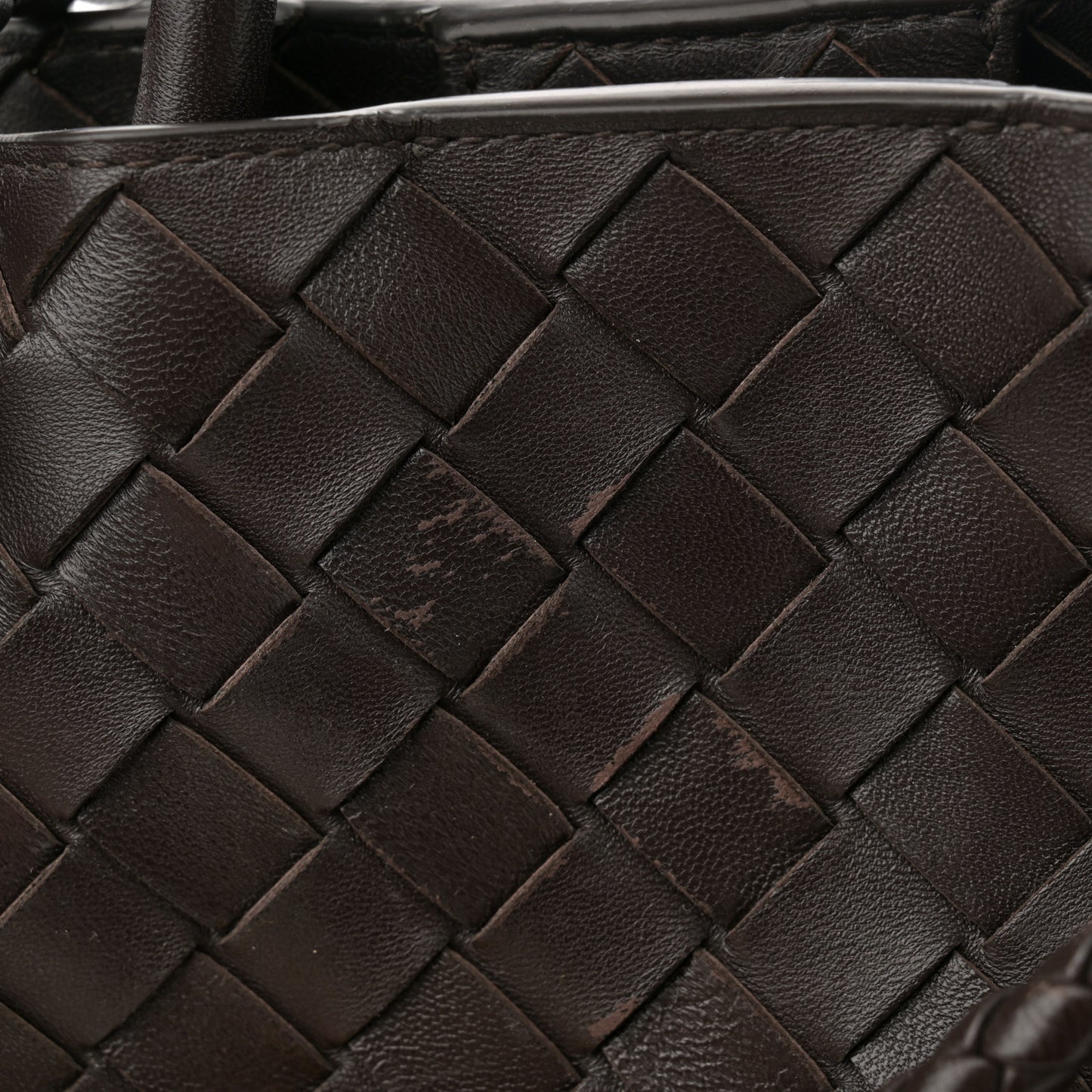 Nappa Intrecciato Small Andiamo Shoulder Bag Fondant