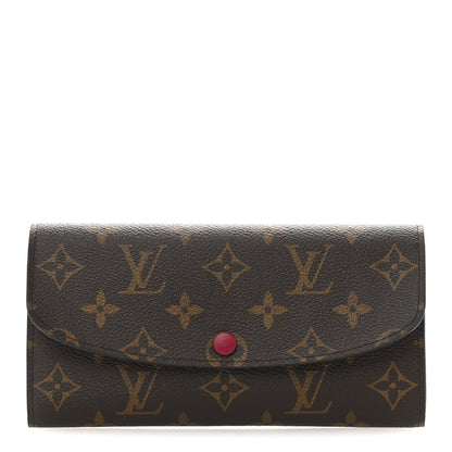 Louis Vuitton Monogram Emilie Wallet Fuchsia 1 of 9